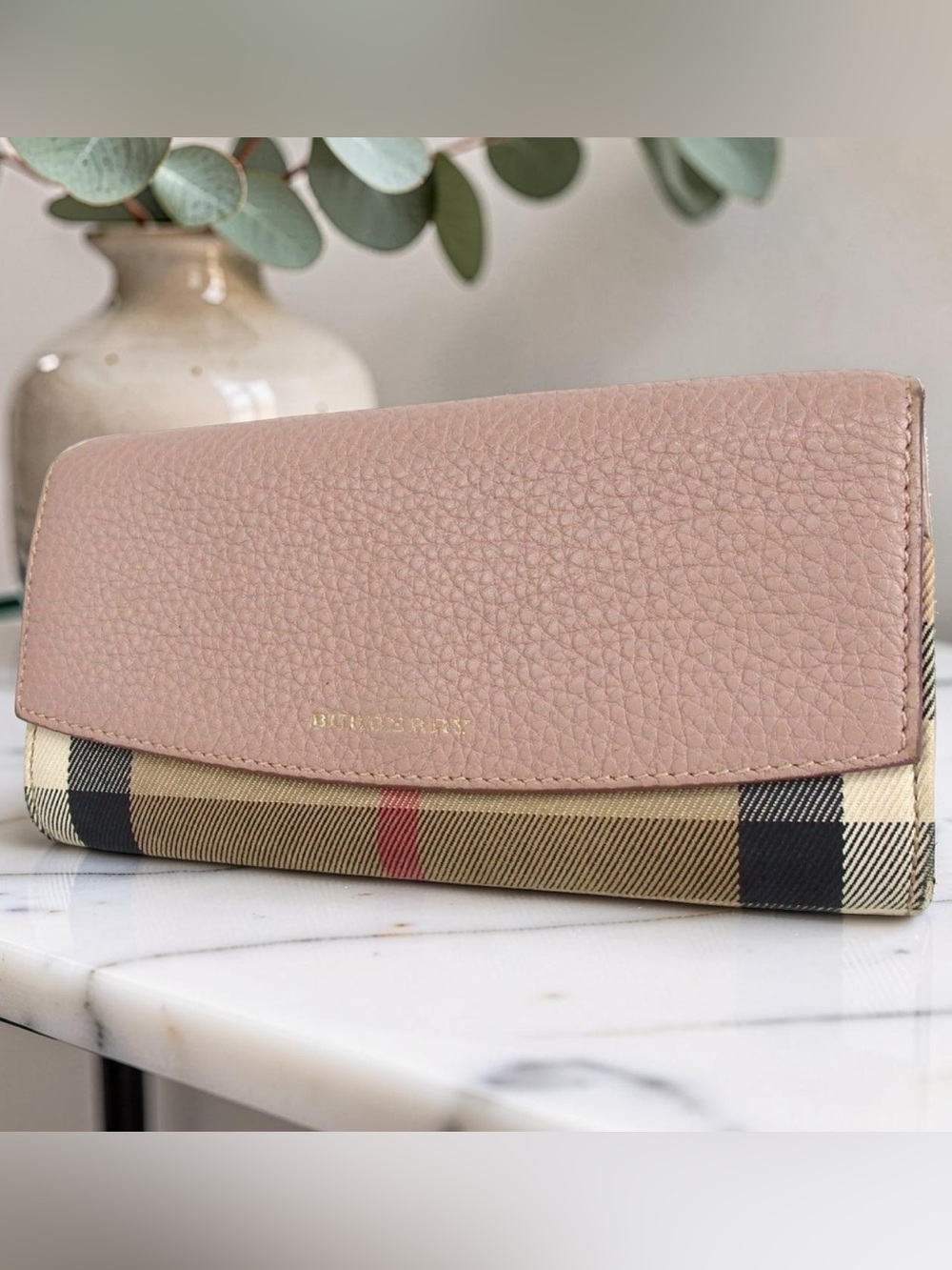 Burberry Nova Check Continental Wallet 💕